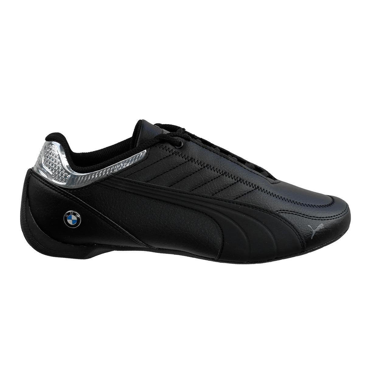 Tênis Puma Bmw MMS Future Kart Cat - Preto+Prata Menor preço em Tênis Puma Bmw MMS Future Kart Cat - Preto+Prata
