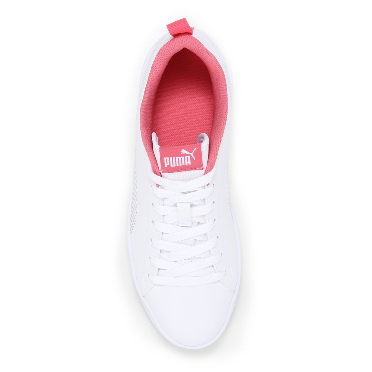 Tênis Puma Puma Smash Ace V2 Bdp Feminino - Branco+Rosa | Zattini