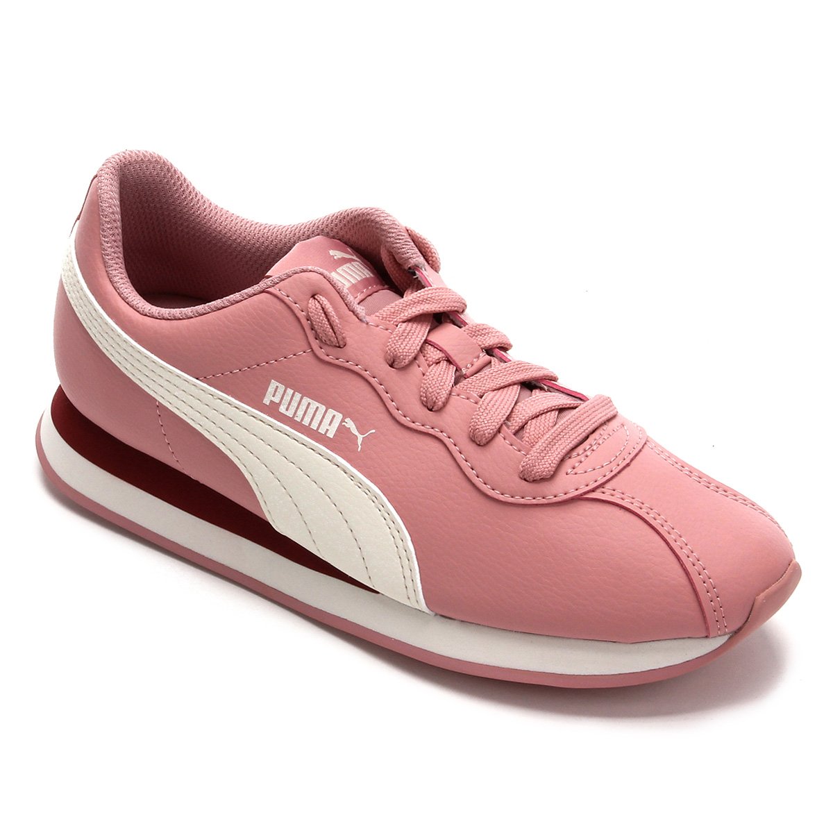 Tênis Puma Turin II - Rosa+Branco Menor preço em Tênis Puma Turin II - Rosa+Branco