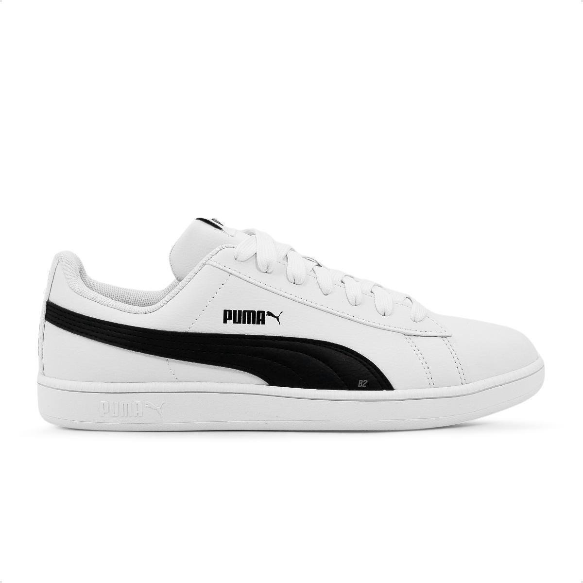 Tênis Puma Up Unissex - Branco+Preto Menor preço em Tênis Puma Up Unissex - Branco+Preto