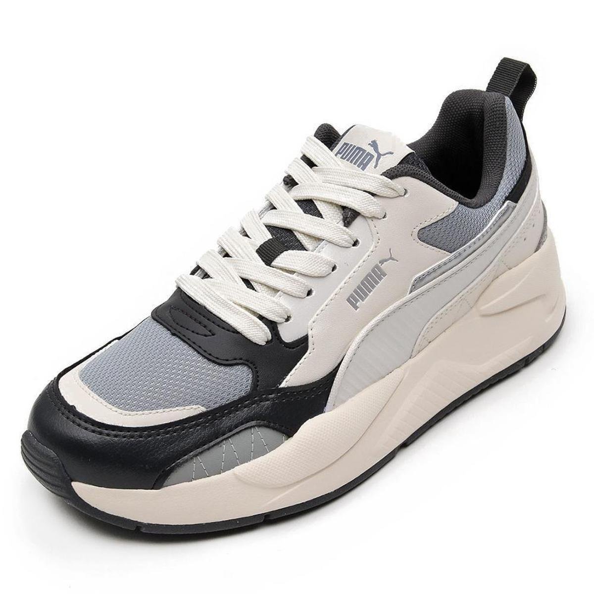 Tênis Puma X-Ray 2 Square Bdp - Branco+Cinza Menor preço em Tênis Puma X-Ray 2 Square Bdp - Branco+Cinza