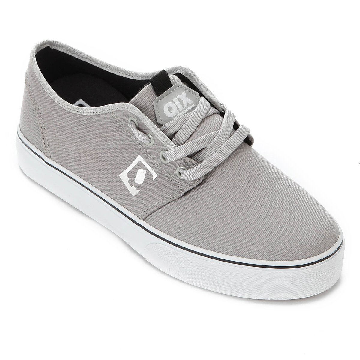 Tênis Qix Combat III Vulcan Masculino - Cinza Claro Menor preço em Tênis Qix Combat III Vulcan Masculino - Cinza Claro