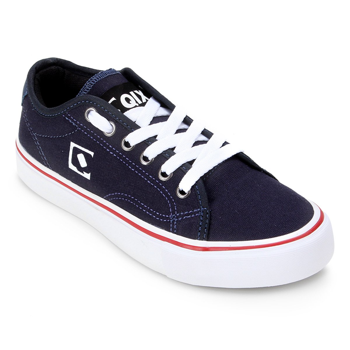 Tênis Qix Curvin - Marinho+Vermelho Menor preço em Tênis Qix Curvin - Marinho+Vermelho