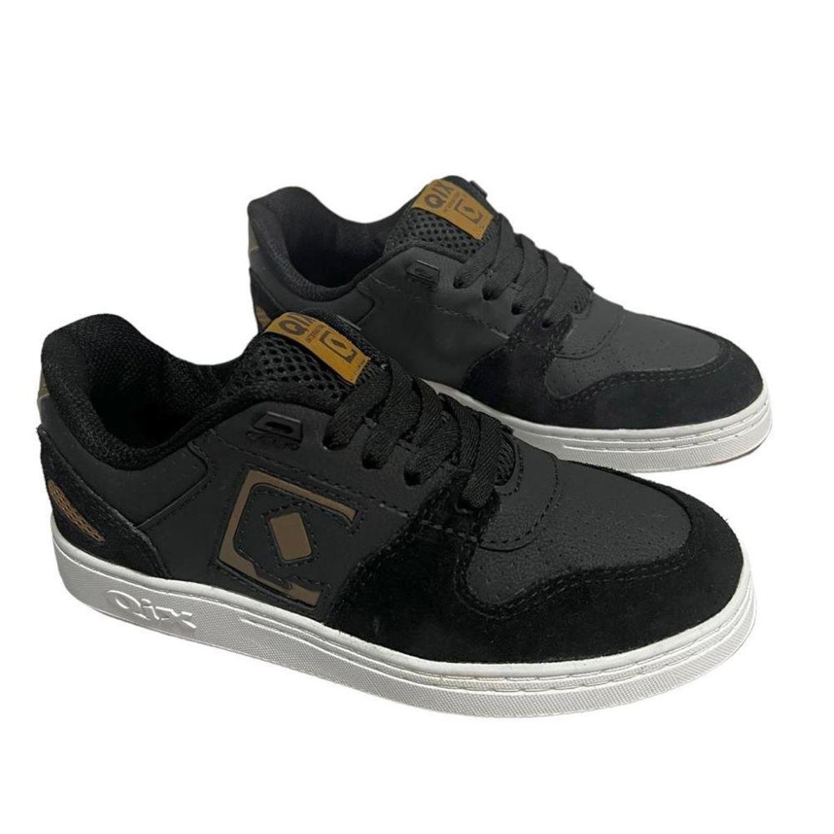 Tenis QIX FULL Prt/Caramelo Menor preço em Tenis QIX FULL Prt/Caramelo