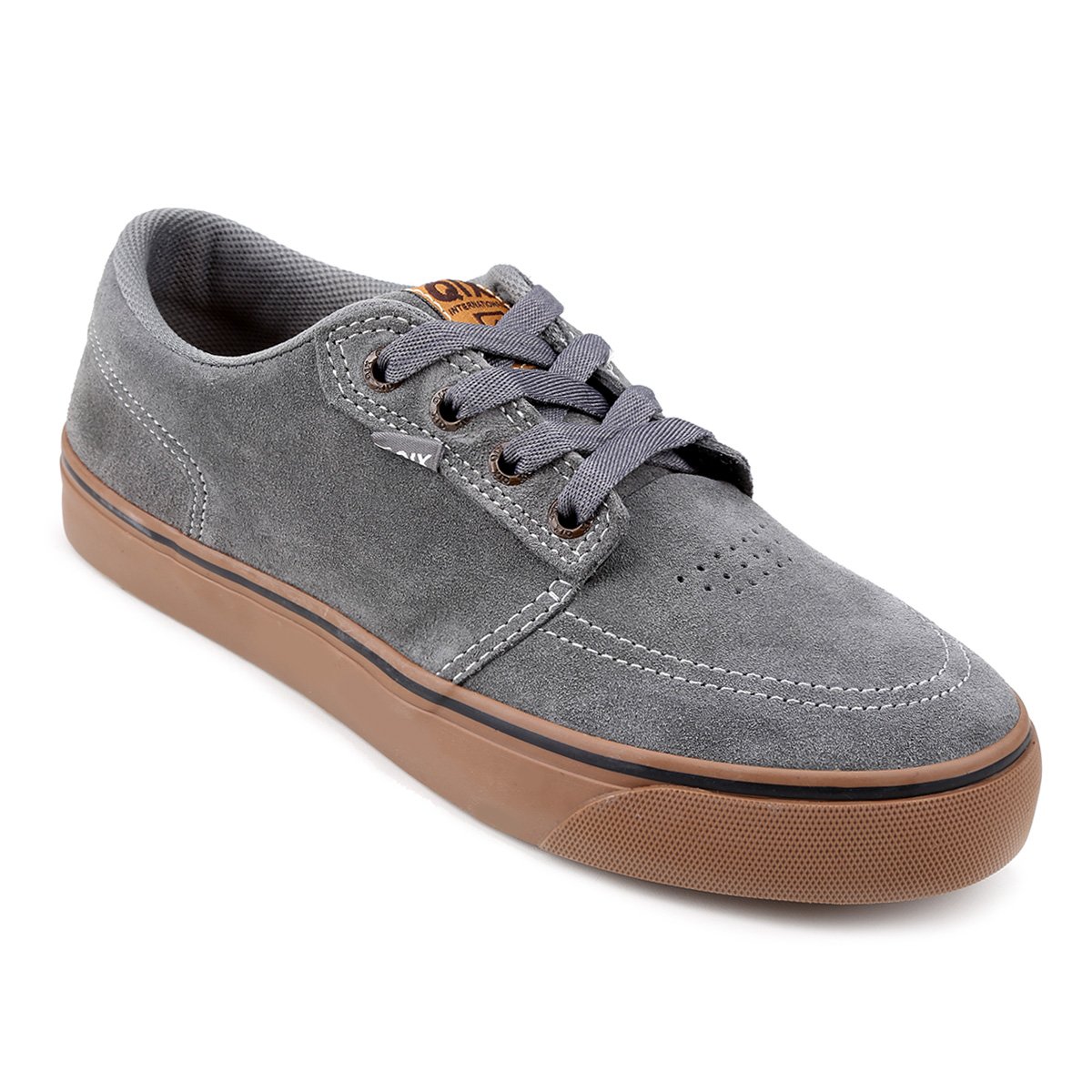 tênis qix nb vulcan cinza