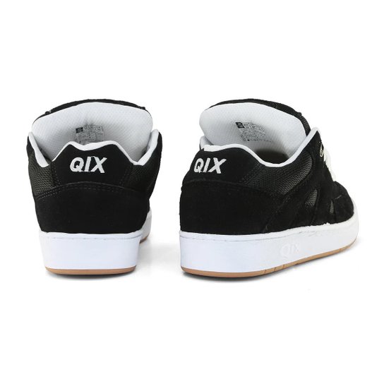 Tênis Qix Plaza 2 Retro Preto Robusto Fat Lace Cadarço Extra
