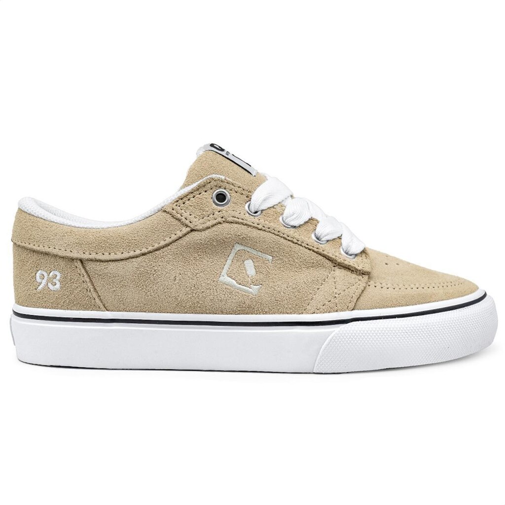 Tênis Qix Skate 93 Ninety Three Unissex | Alvejado Branco