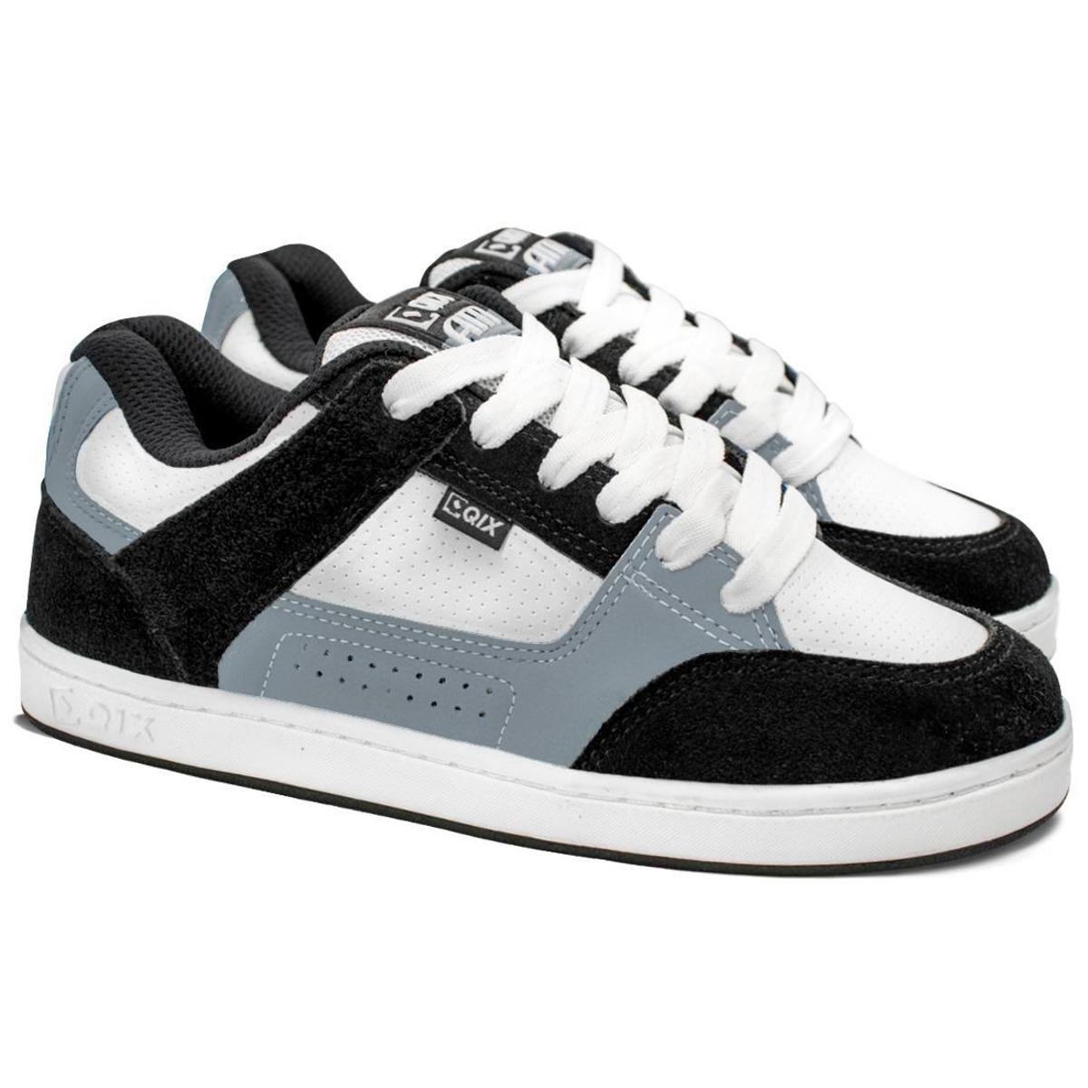 Tênis Qix Skate Retrô AM Cinza Branco é ruim? Tênis Qix Skate Retrô AM Cinza Branco é boa?