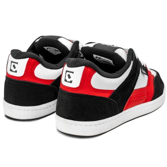 Tênis Qix Skate Retrô AM Vermelho Branco