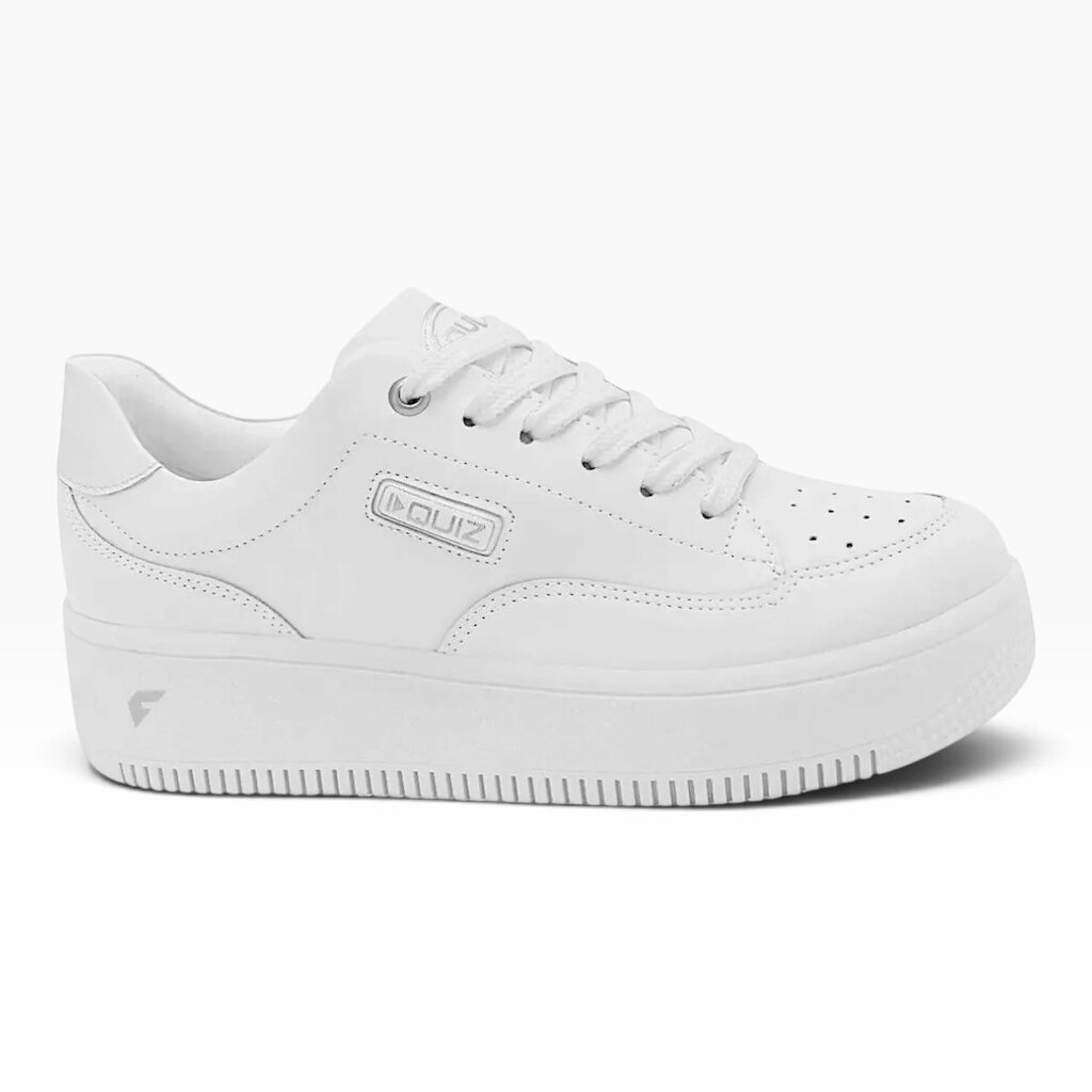 TENIS QUIZ FEMININO PLATAFORMA CASUAL 61-1742-64 BRANCO