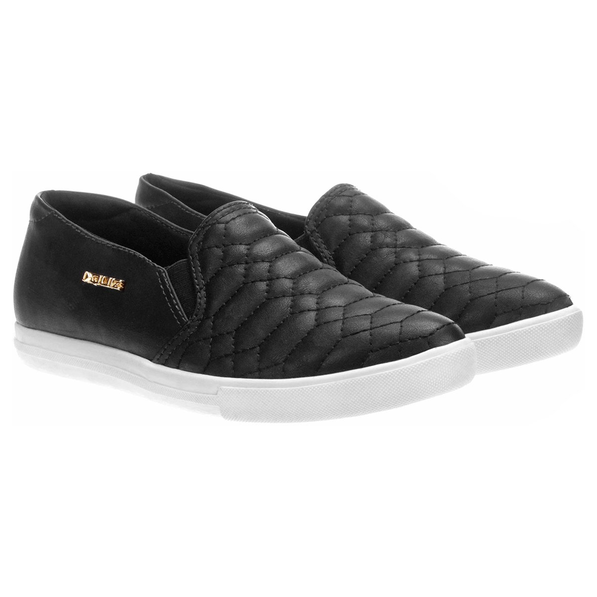 slip on quiz preto