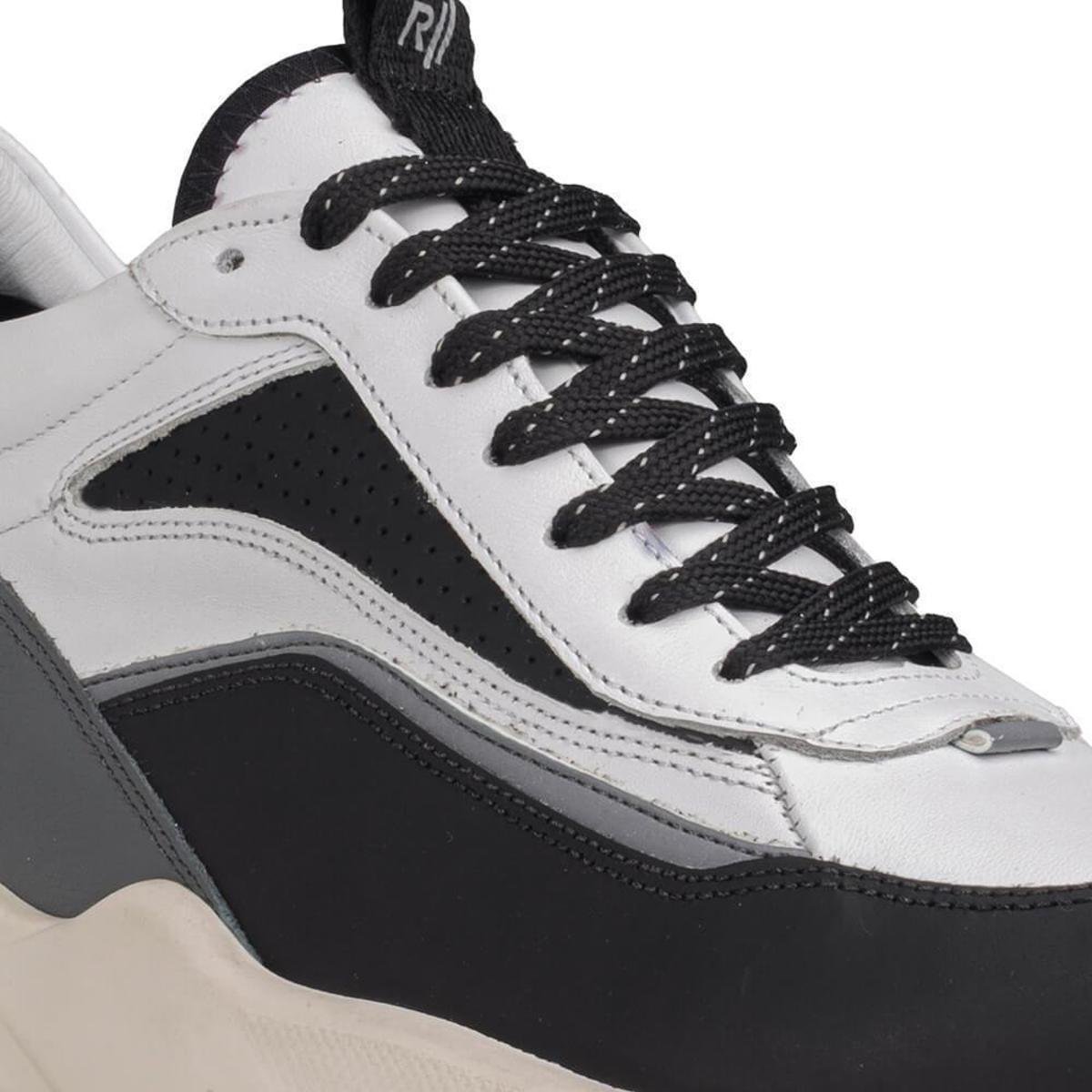 Tênis Rafarillo Move Alth 7cm Couro Conforto Casual + Alto - Branco |  Zattini