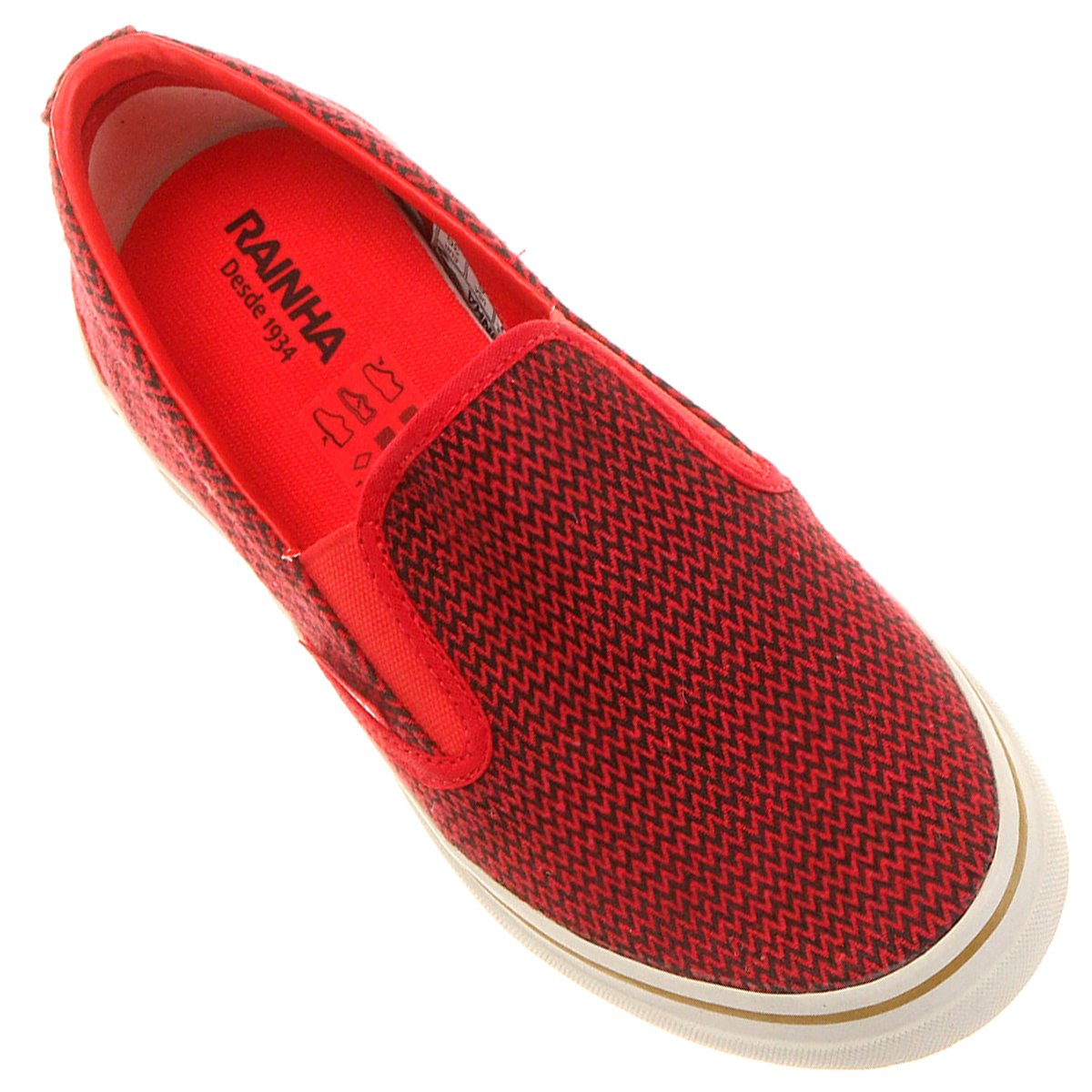 Tênis Rainha Iate Chevron - Vermelho | Zattini