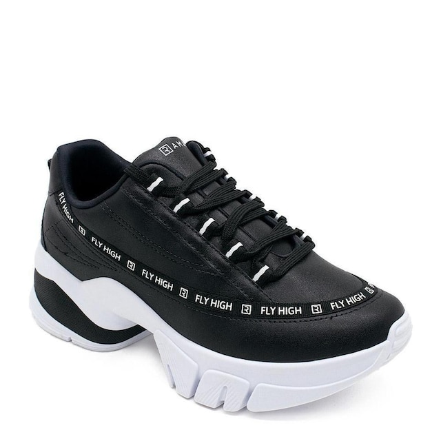 Tênis Ramarim Casual Chunck Sneaker Fly High - Preto