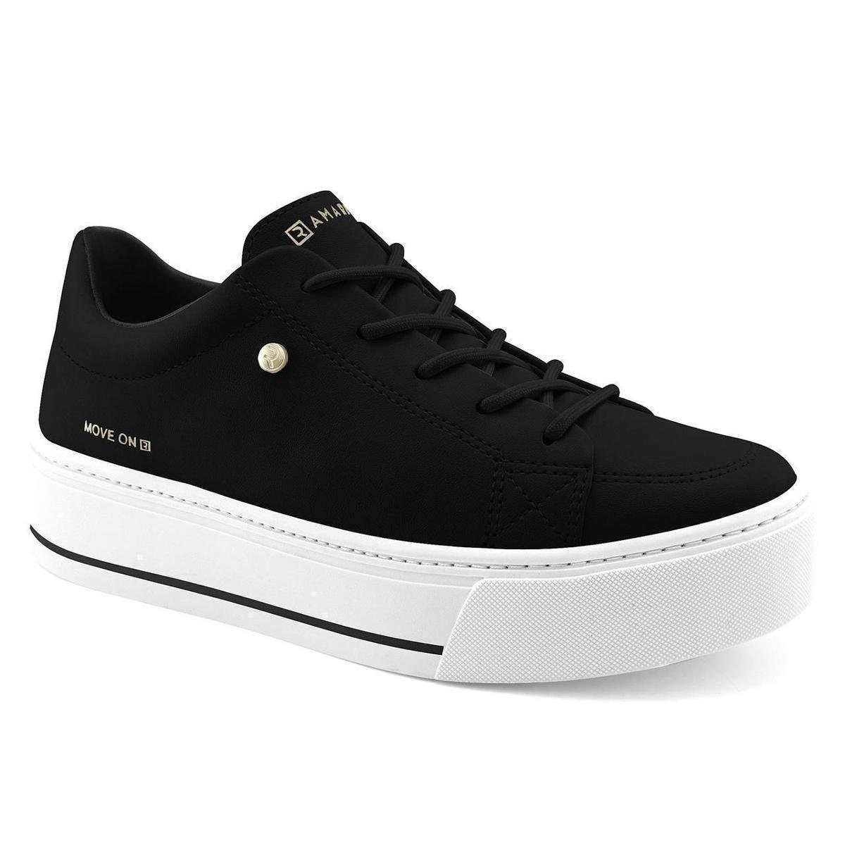 Tênis Ramarim Casual Flatform 23-97123 - Preto Menor preço em Tênis Ramarim Casual Flatform 23-97123 - Preto