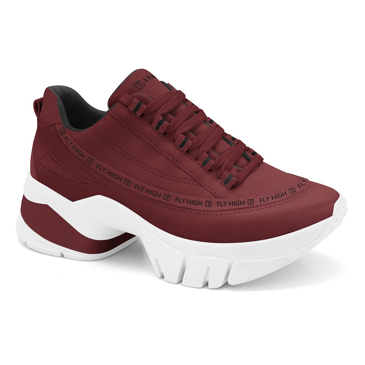 Tênis Ramarim Chunky Feminino - Vinho Menor preço em Tênis Ramarim Chunky Feminino - Vinho