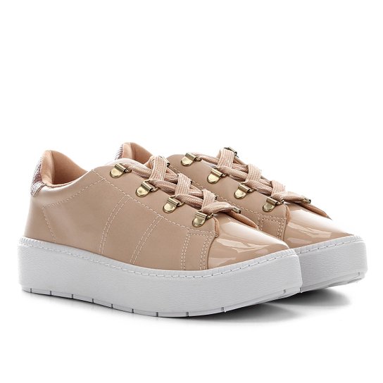 Tênis Ramarim Flatform Feminino - Nude
