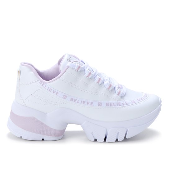 Tênis Ramarim Tchunk Feminino - Branco+Lilás