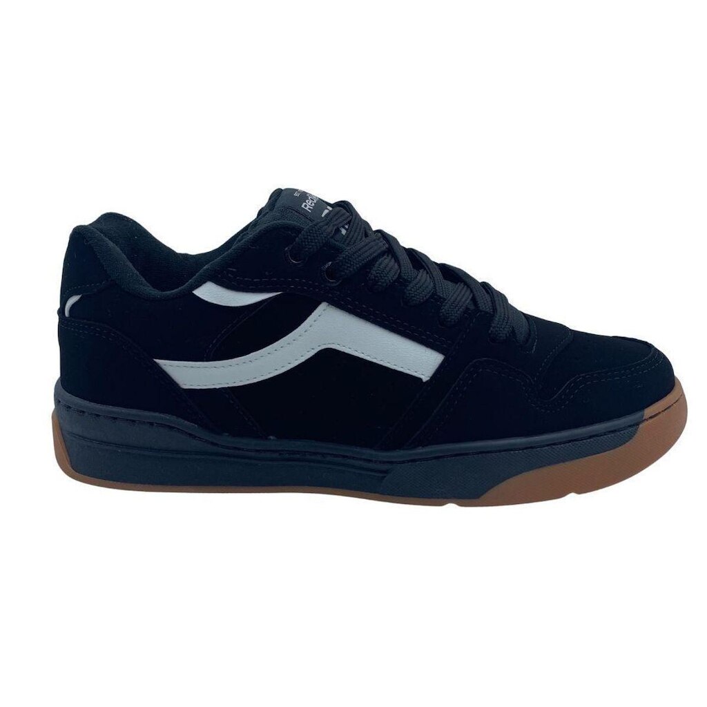 Tênis Redikal Masculino Skatista Camurça Preto RKT570 - Preto 45