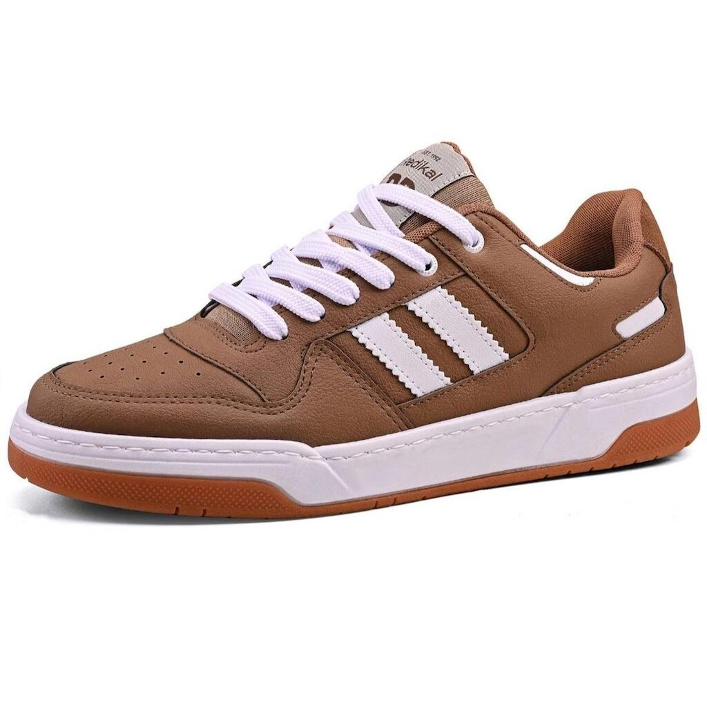 Tênis Redikal RKT609-04 - Caramelo/Branco