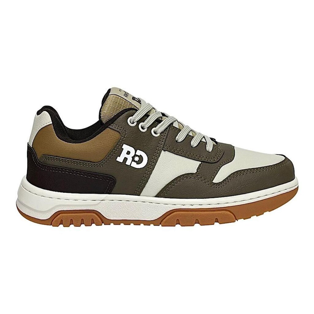 Tênis Redikal Skate Masculino RKT588 Off White/Marrom