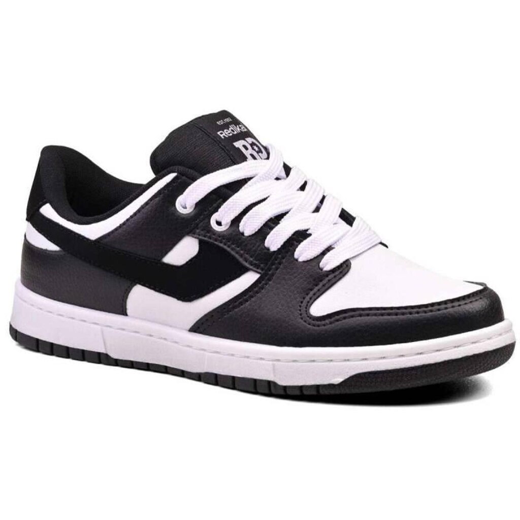 Tênis Redikal Skatista Urbano - Masculino - Branco preto