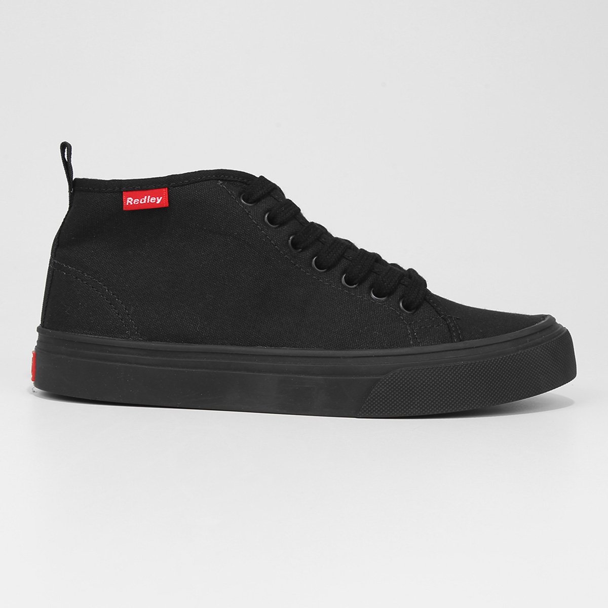 Tênis Redley Originals Monocromo Cano Médio Masculino - Preto é ruim? Tênis Redley Originals Monocromo Cano Médio Masculino - Preto é boa?