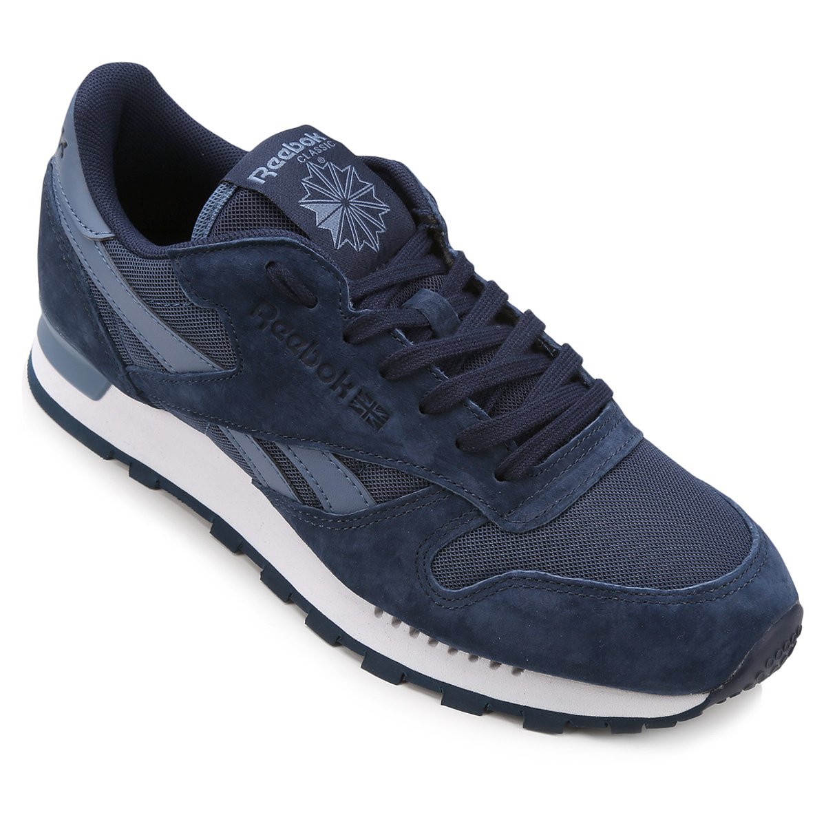 tênis reebok classic leather masculino branco