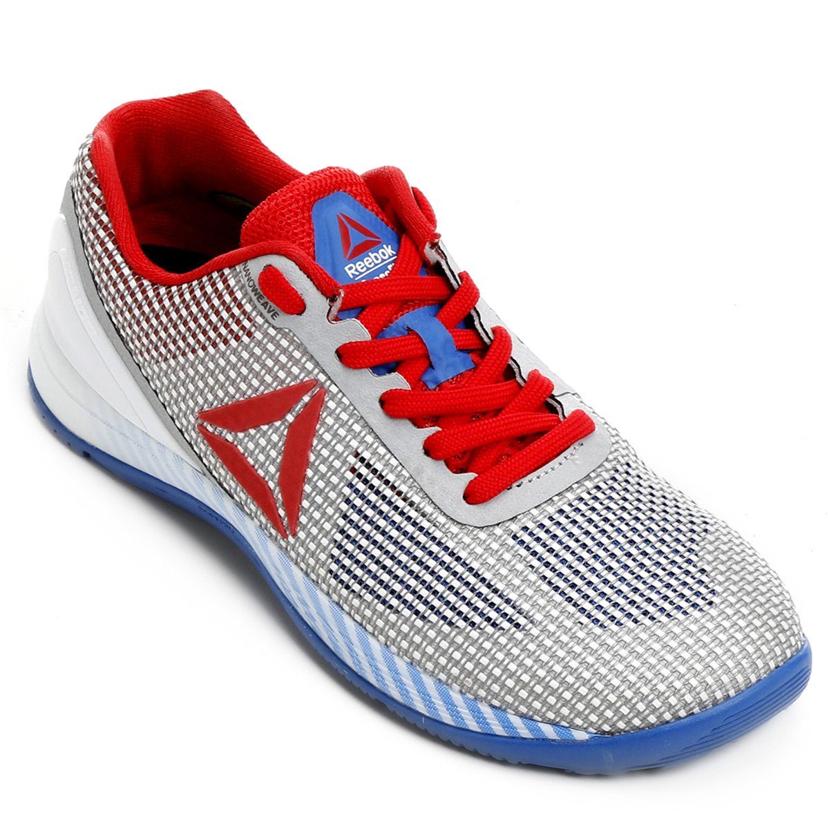 Tênis Reebok Crossfit Nano 7.0 Feminino - Cinza+Vermelho Menor preço em Tênis Reebok Crossfit Nano 7.0 Feminino - Cinza+Vermelho