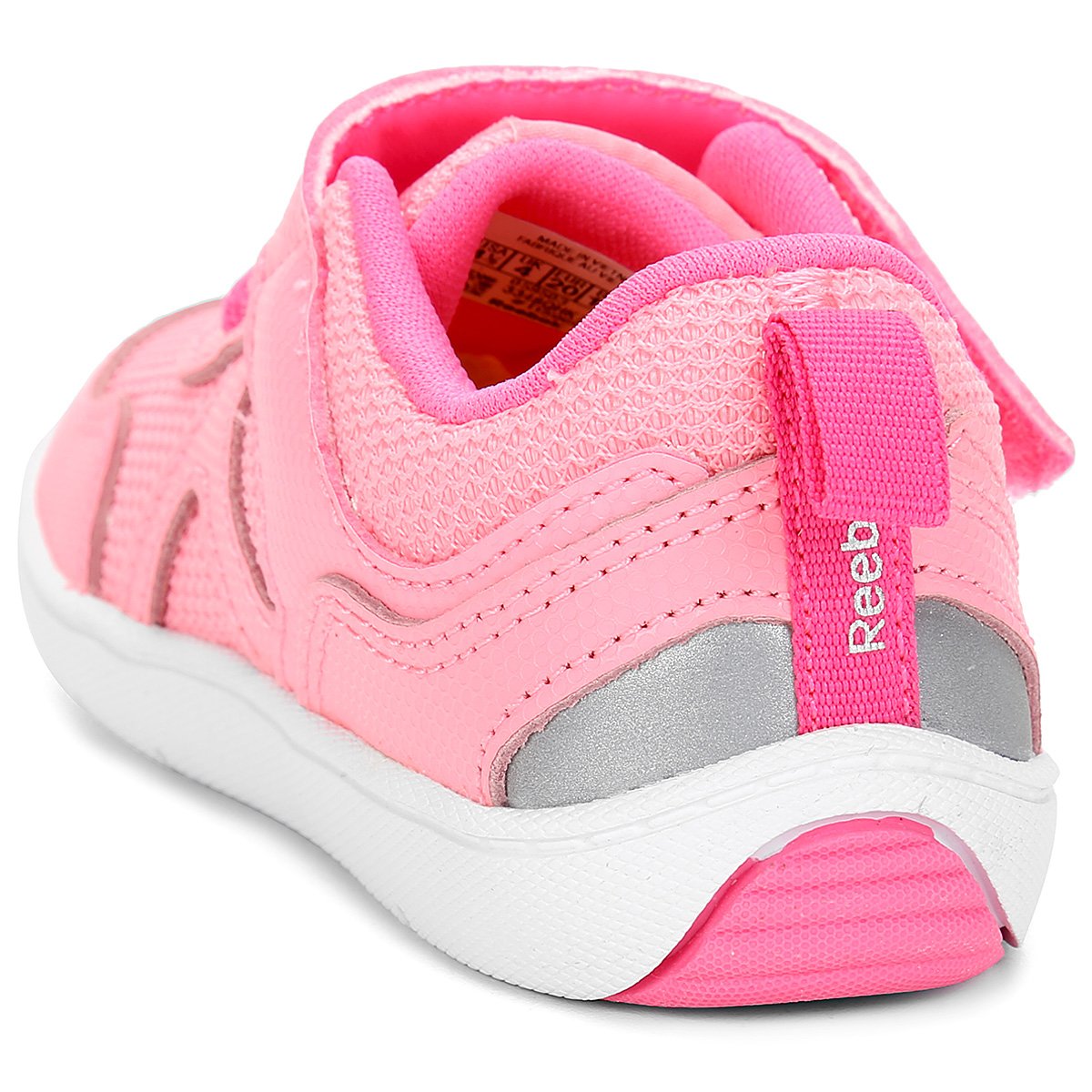 tenis reebok infantil rosa
