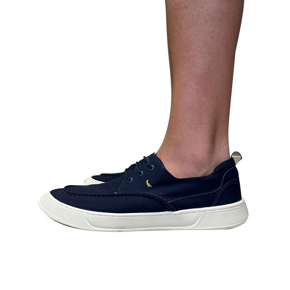Tênis Reserva Hunter Lona Azul Marinho - Azul Menor preço em Tênis Reserva Hunter Lona Azul Marinho - Azul