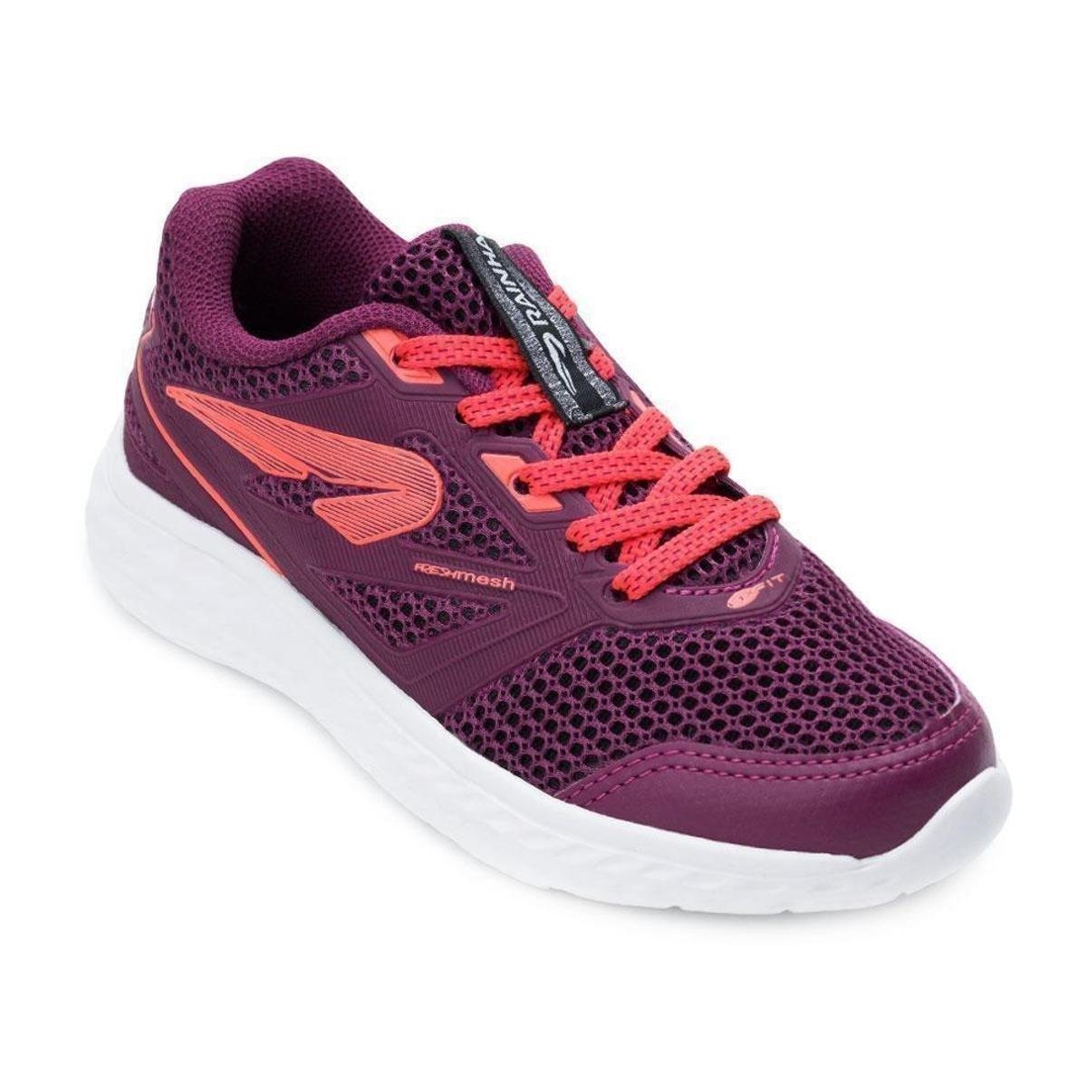 Tênis Running Rainha Drive Jr Juvenil RN21 - Roxo+Vermelho Menor preço em Tênis Running Rainha Drive Jr Juvenil RN21 - Roxo+Vermelho