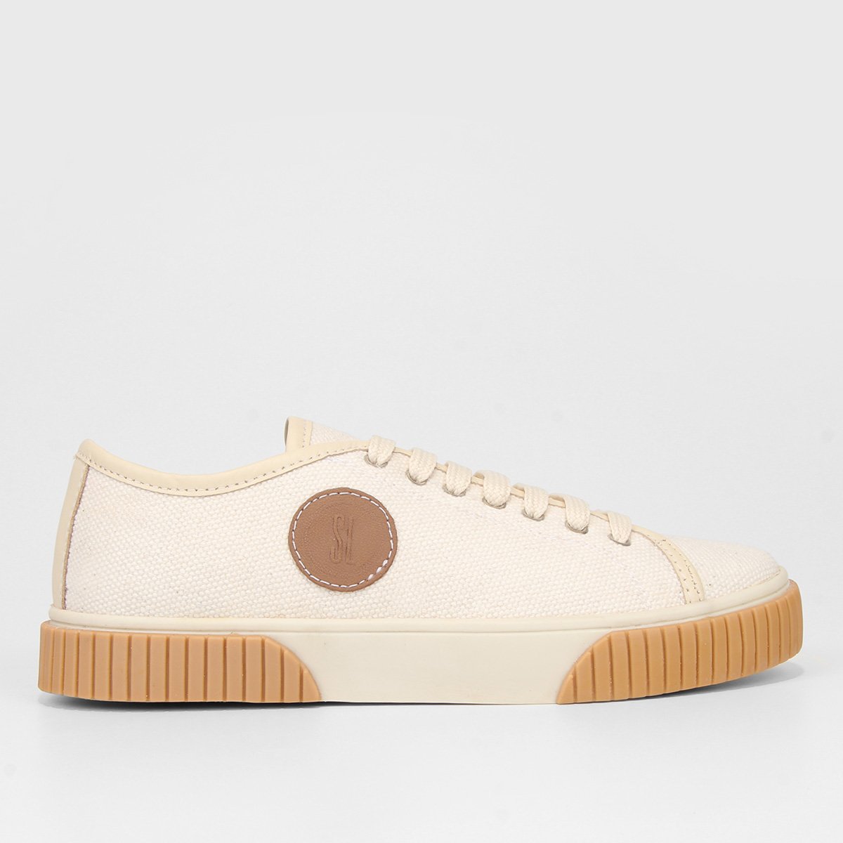 Tênis Santa Lolla Slip On Linho Feminino - Off White | Zattini