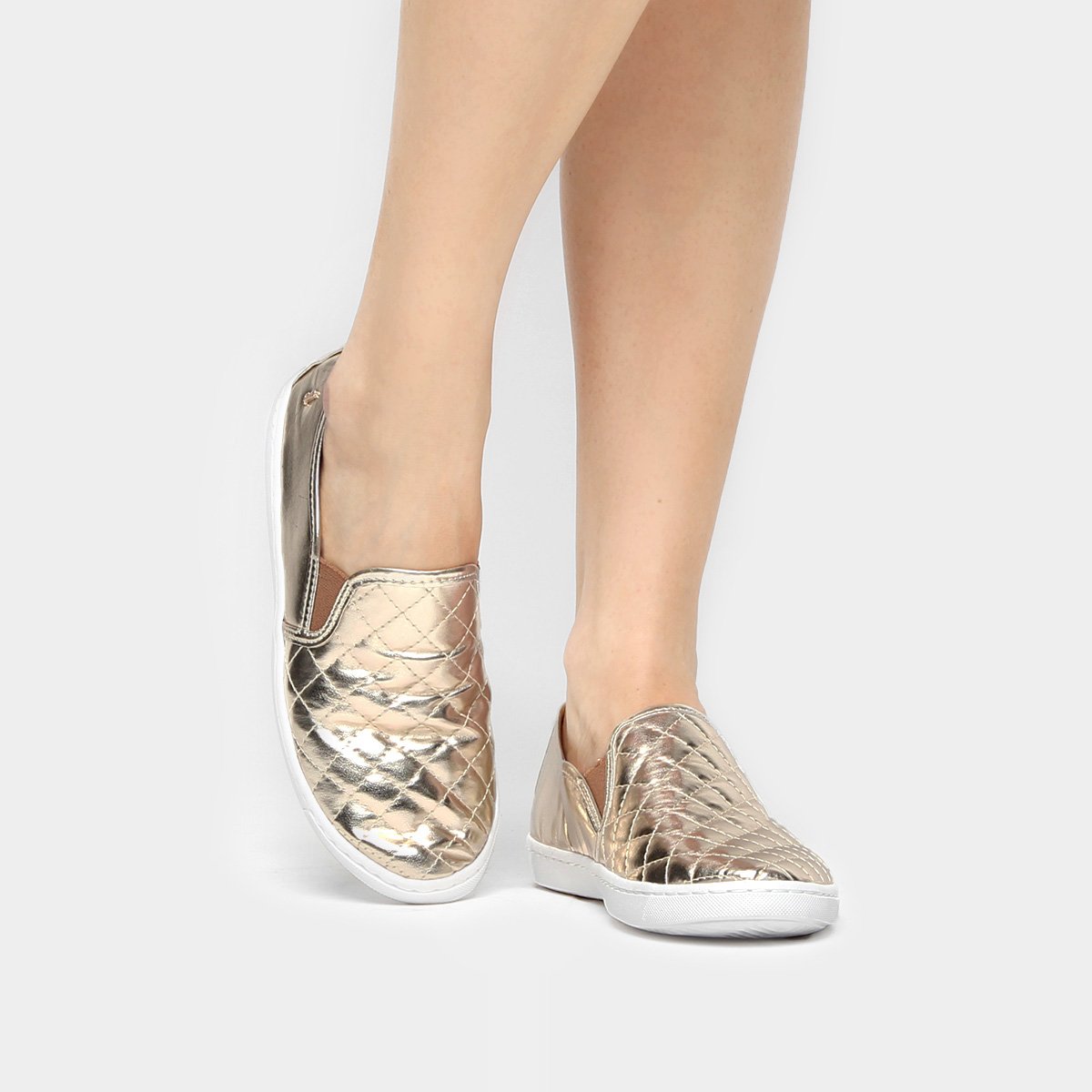 slip on santa lolla dourado