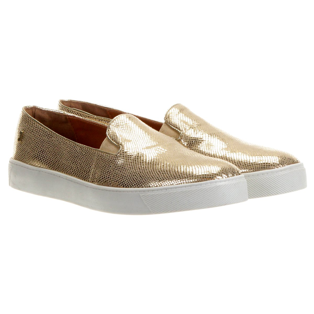 slip on santa lolla dourado