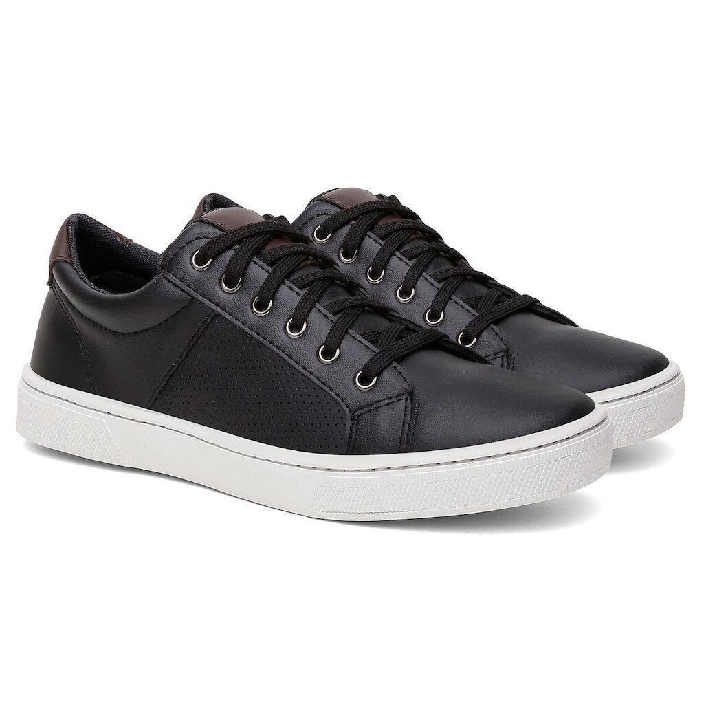Tenis Sapatenis Casual Estiloso Solado Confort + Sola Costurada