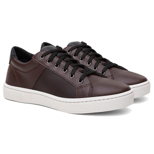 Tenis Sapatenis Casual Estiloso Solado Confort + Sola Costurada