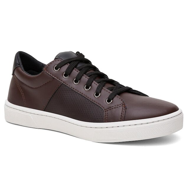 Tenis Sapatenis Casual Estiloso Solado Confort + Sola Costurada