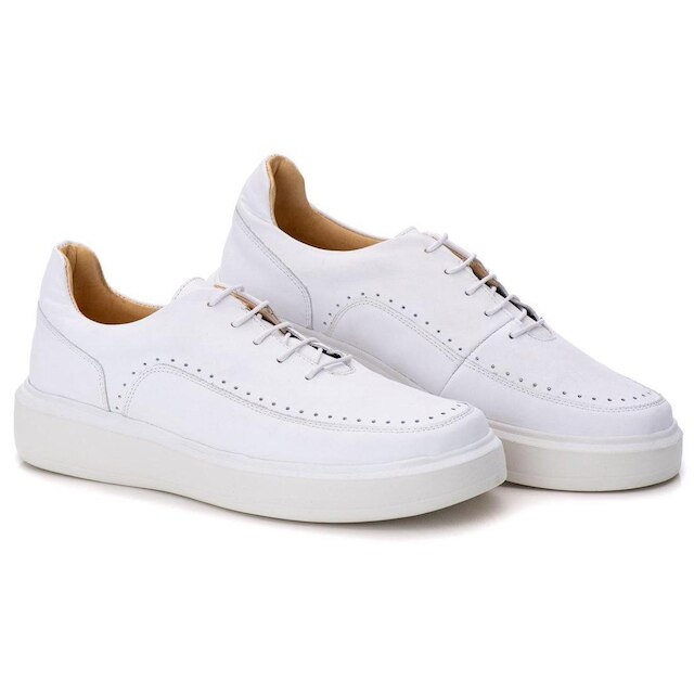 Tênis Sapatênis Casual Masculino Couro Comfort