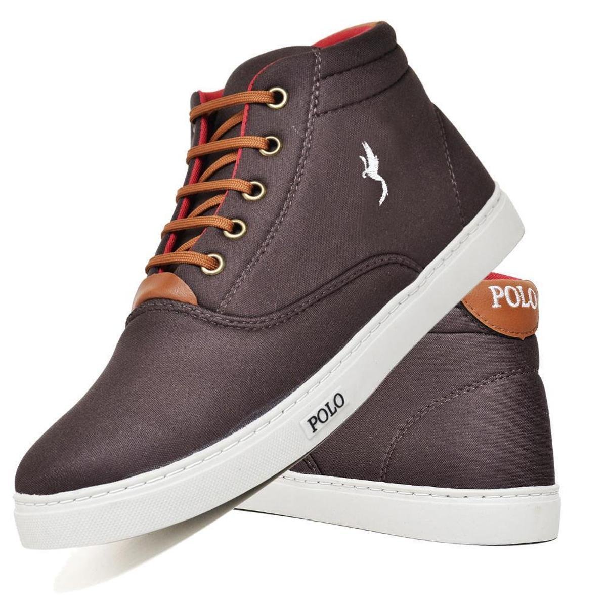 Tênis Sapatenis Casual Polo Blu Masculino Cano Alto Lançamento Dia a Dia Macio Menor preço em Tênis Sapatenis Casual Polo Blu Masculino Cano Alto Lançamento Dia a Dia Macio