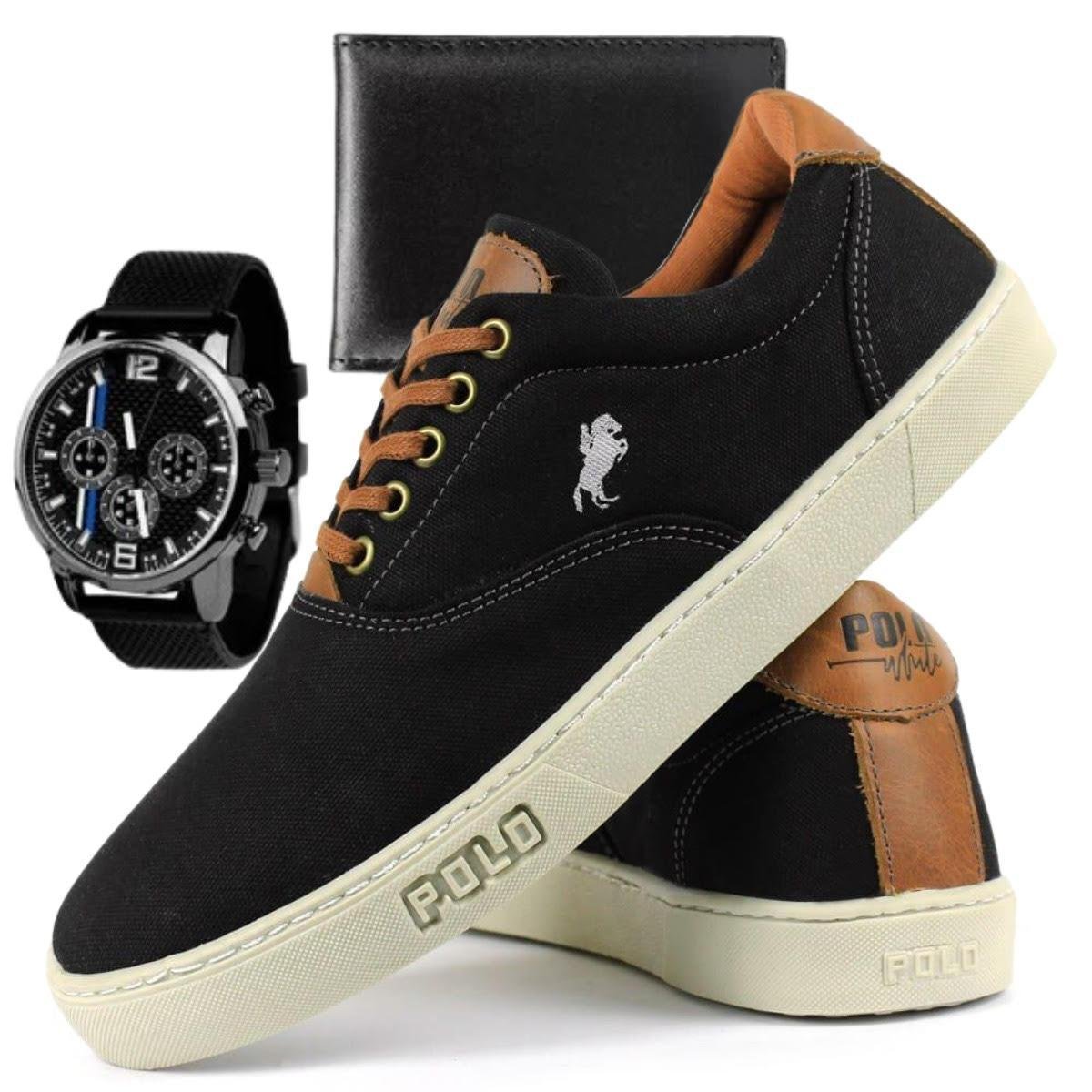 Tênis Sapatênis Masculino Casual em Lona Original Esporte Fino Costurado com Relógio e Carteira Menor preço em Tênis Sapatênis Masculino Casual em Lona Original Esporte Fino Costurado com Relógio e Carteira