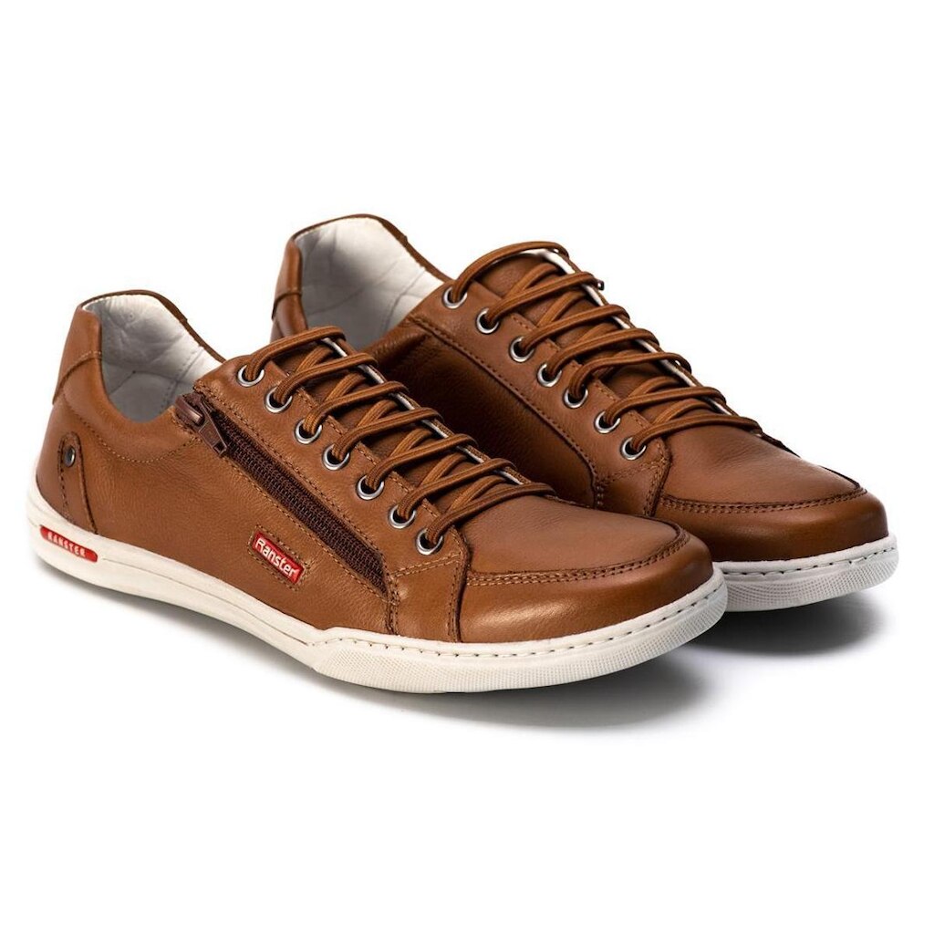 Tenis Sapatenis masculino em couro 100% bovino comfort