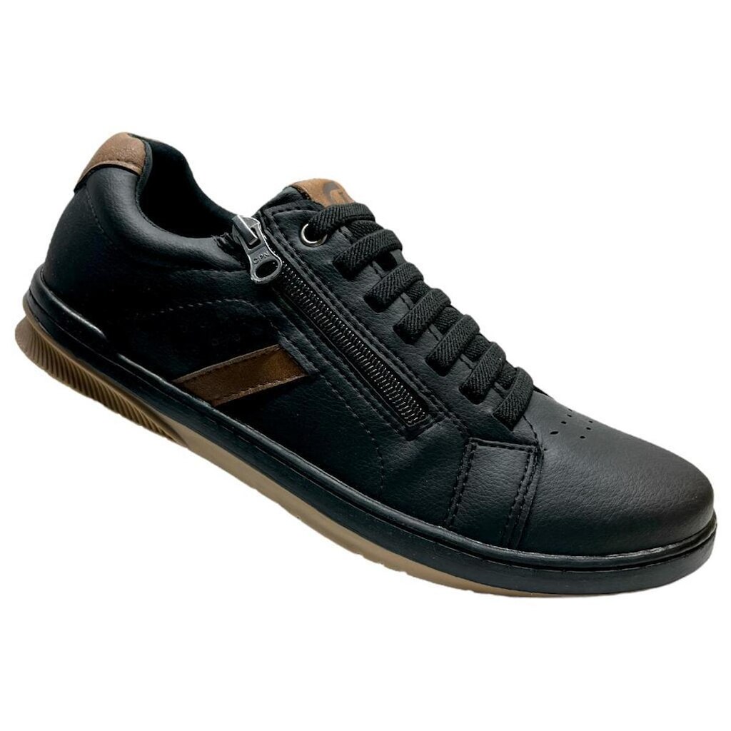 Tênis Sapatenis Masculino Ziper Elastico Casual Conforto
