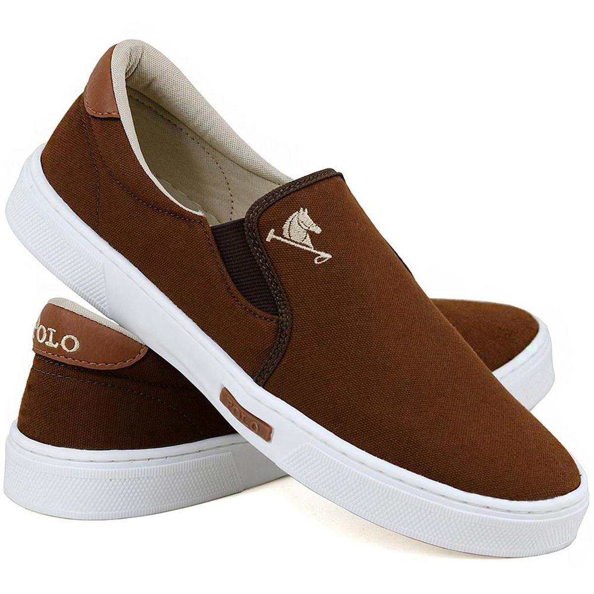 Tênis Sapatênis Sapato Iate Tamanhos Grandes Polo Joy - Marrom Menor preço em Tênis Sapatênis Sapato Iate Tamanhos Grandes Polo Joy - Marrom