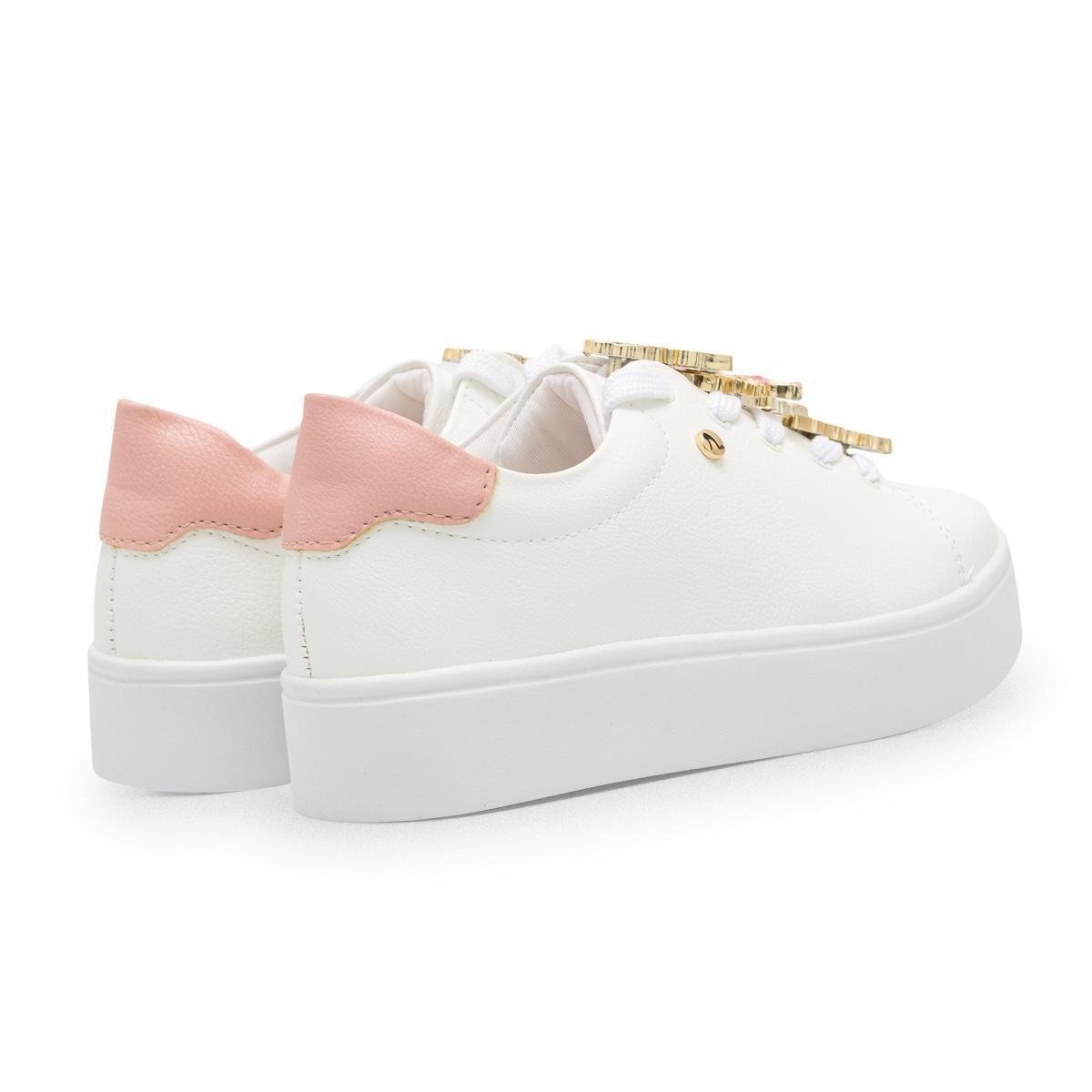 Tênis Sapatinho De Luxo Napa Pele Feminino - Branco | Zattini