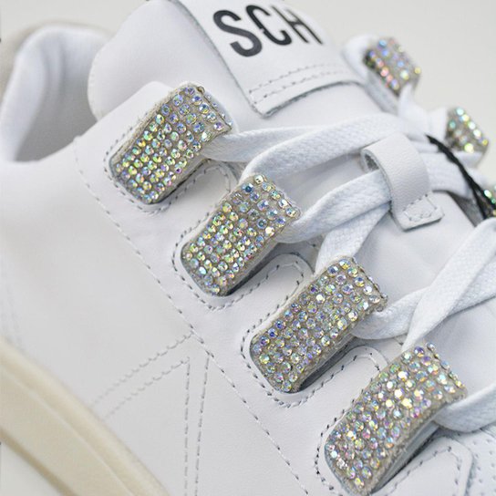 Tênis Branco Tenis Dumond Pedraria Capodarte Dumond PRIVALIA O