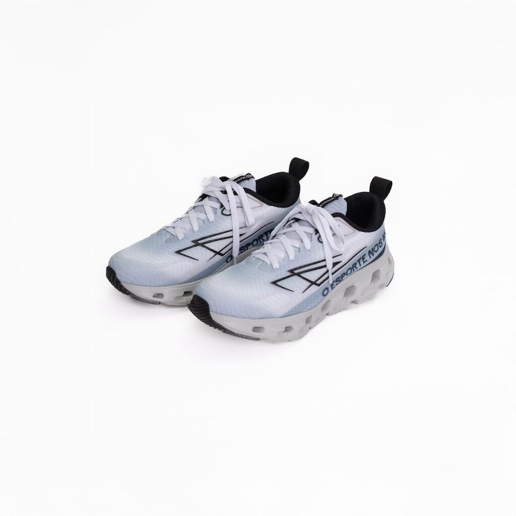 Tênis Senna Branco/ Cinza Donna Carioca