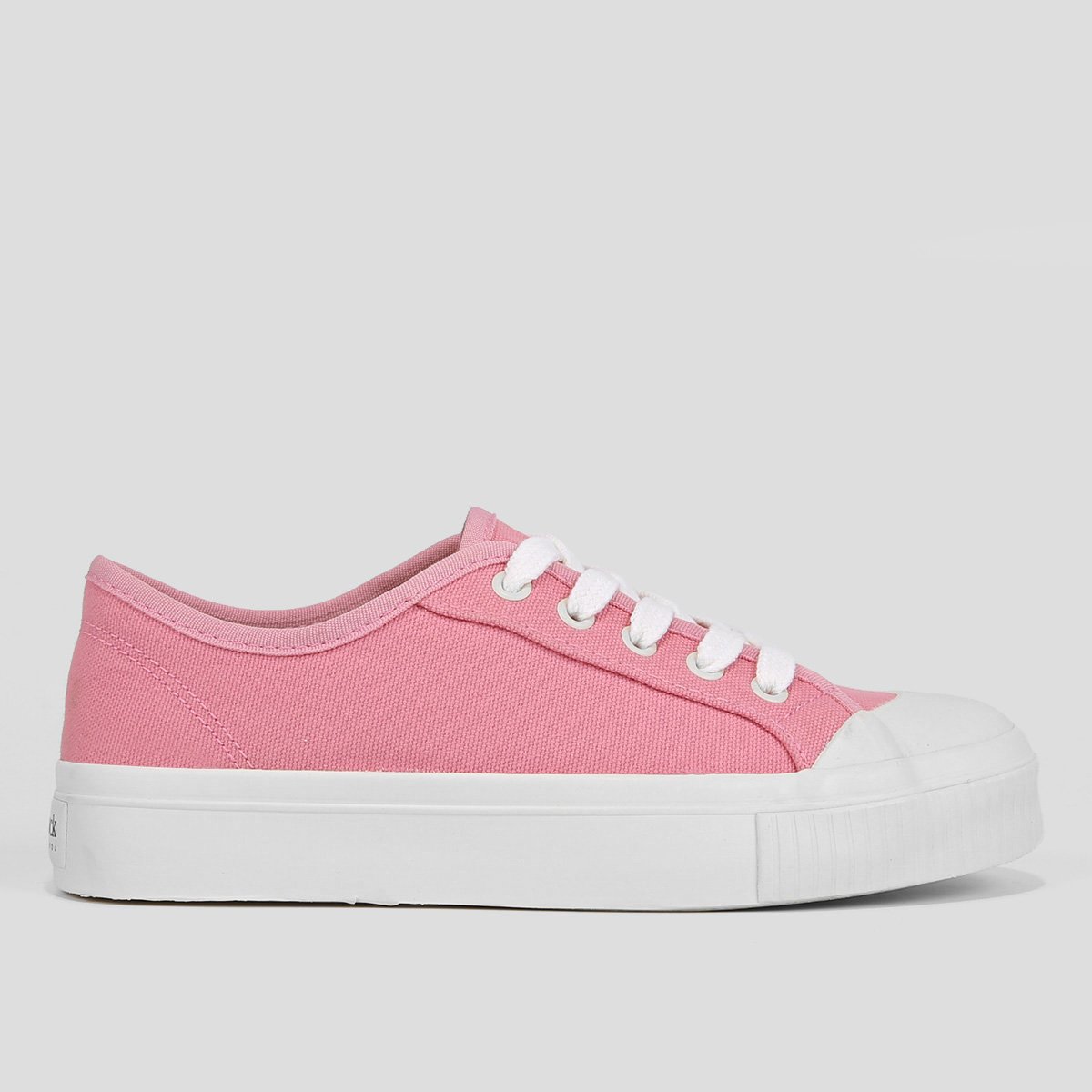 Tênis Shoestock For You Flatform Lona Feminino - Rosa Menor preço em Tênis Shoestock For You Flatform Lona Feminino - Rosa