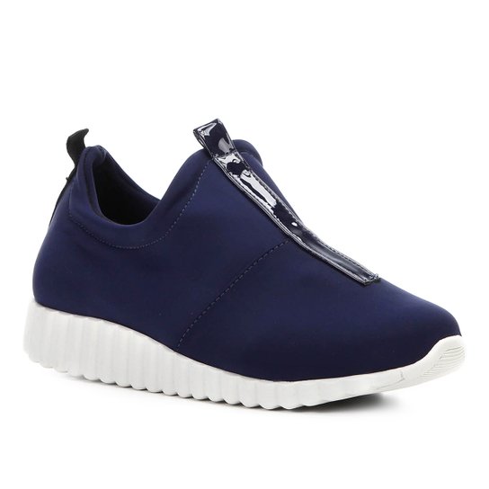 Tênis Shoestock Meia Neoprene Feminino - Marinho