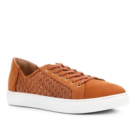 Tênis Shoestock Tricotrip Color - Caramelo